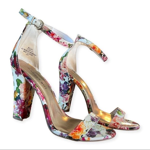 Madden Girl Shoes - ❤️ EUC - MADDEN GIRL Floral Print Heals - Size 9